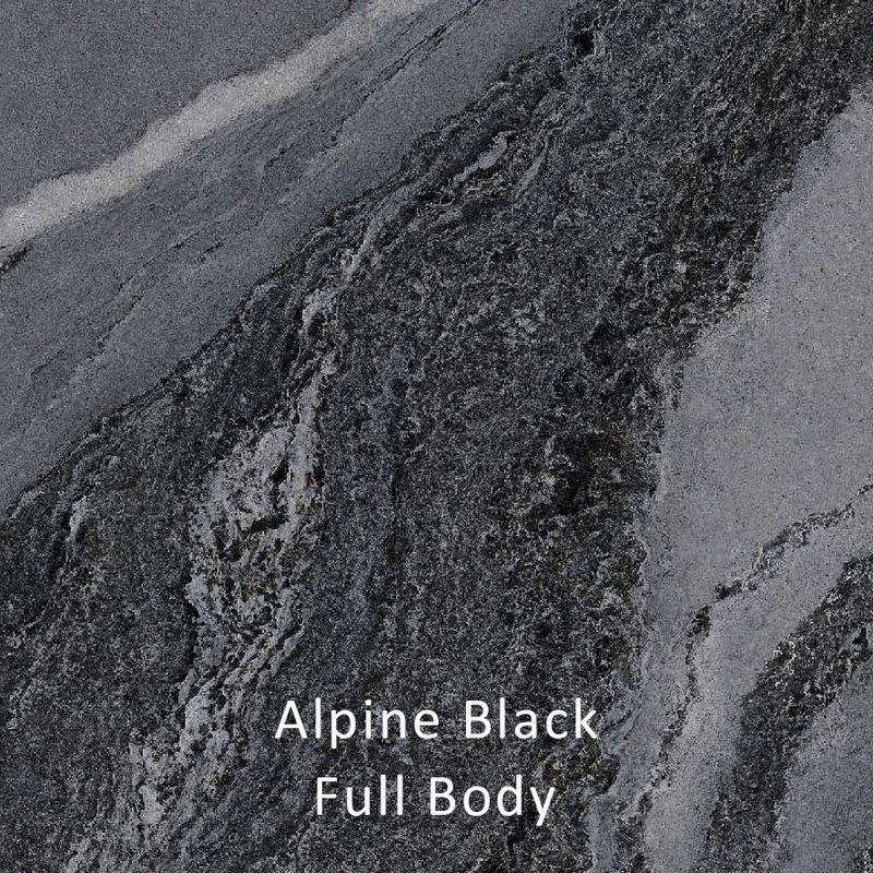 Piedra moderna de aspecto negro 900X1800mm azulejos de suelo para interiores y exteriores