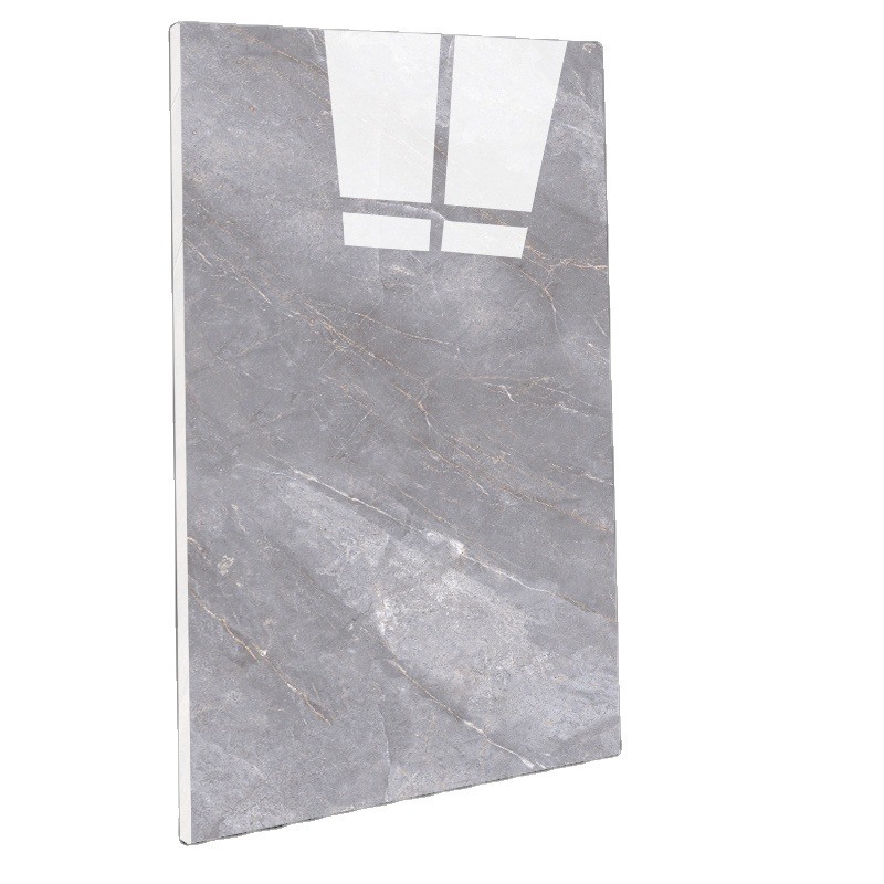 Tejas de pared con textura de mármol - Modernas tejas de 60 x 120 cm para un baño elegante