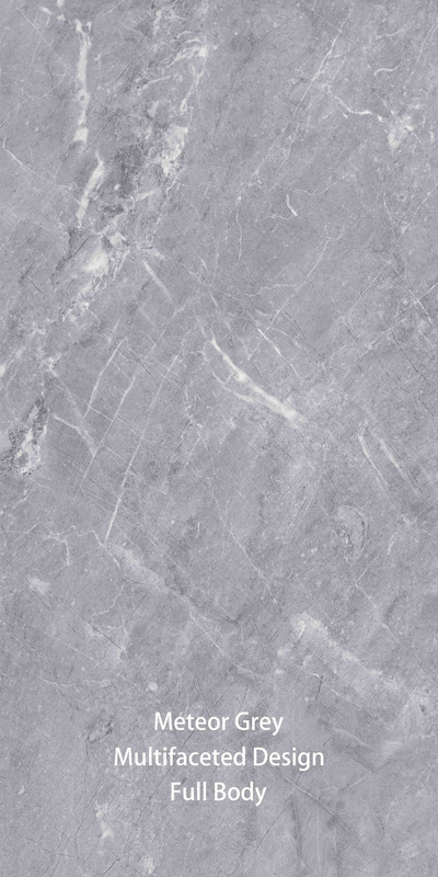 600X1200mm Imitación de piedra moderna azulejos de porcelana gris vidriada para habitaciones interiores / exteriores