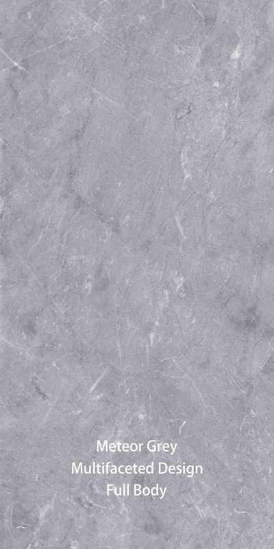 600X1200mm Imitación de piedra moderna azulejos de porcelana gris vidriada para habitaciones interiores / exteriores