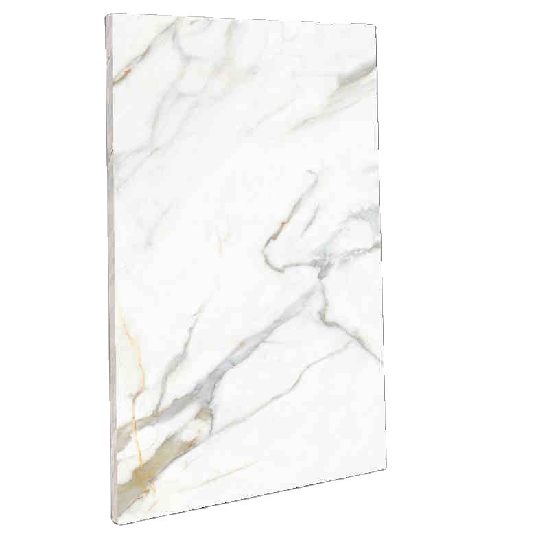 Blanco y oro 900x1800MM Tiles de porcelana de superficie de roca para decoración moderna